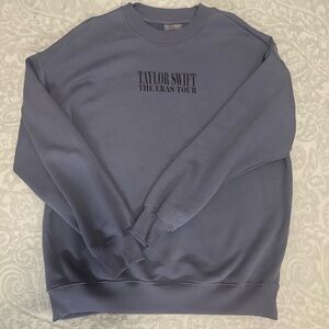 Taylor Swift The Eras Tour Navy Sweatshirt Blue Crewneck Medium